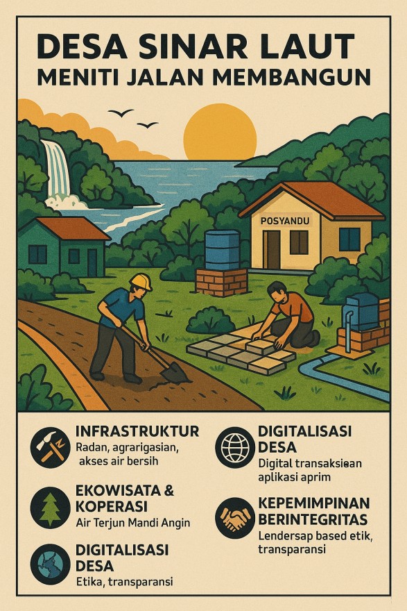 Desa Sinar Laut Meniti Jalan Membangun